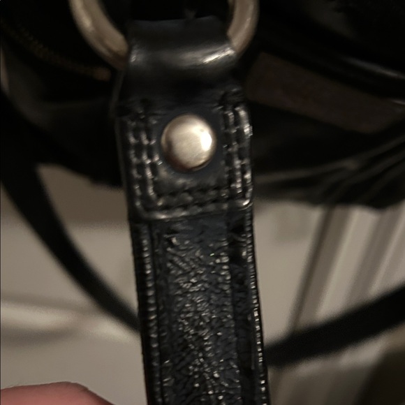 Coach Black Leather Shoulder Bag - Picture 15 of 16